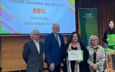 El Consell Comarcal del Gironès rep el Segell Infoparticipa per 10è any consecutiu